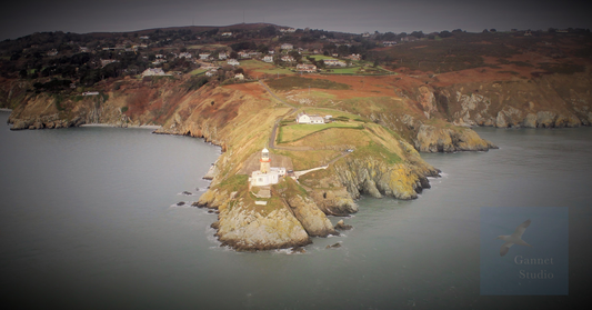 The Bailey Lighthouse, from the air