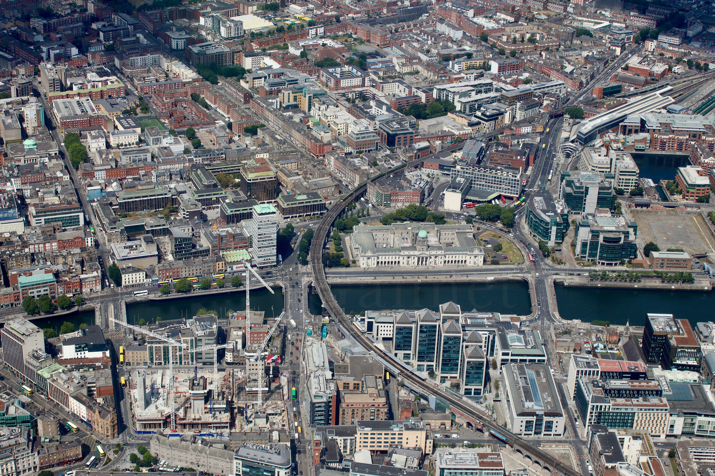 Customs House and Loopline Bridge