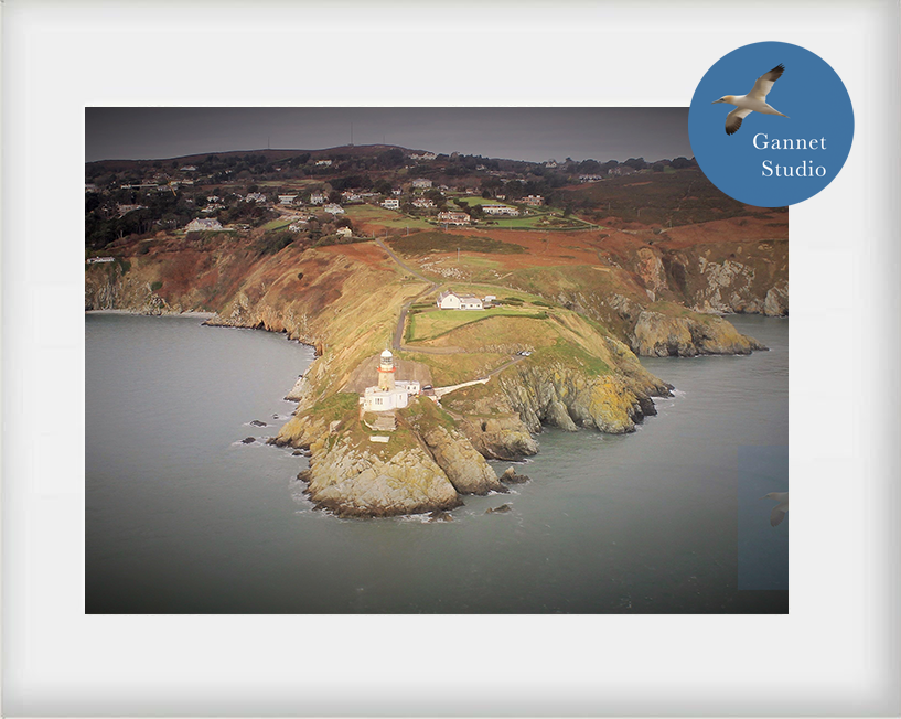 The Bailey Lighthouse, from the air