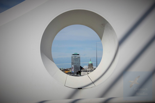 Dublin from the Samuel Beckett Bridge